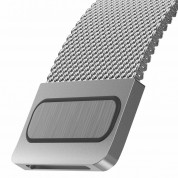 SwitchEasy Mesh Stainless Steel Watch Loop Band - стоманена, неръждаема каишка за Apple Watch 42мм, 44мм, 45мм (сребрист) 3