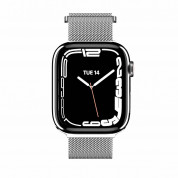 SwitchEasy Mesh Stainless Steel Watch Loop Band - стоманена, неръждаема каишка за Apple Watch 42мм, 44мм, 45мм (сребрист)