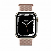 SwitchEasy Mesh Stainless Steel Watch Loop Band - стоманена, неръждаема каишка за Apple Watch 42мм, 44мм, 45мм (розово злато)
