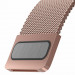 SwitchEasy Mesh Stainless Steel Watch Loop Band - стоманена, неръждаема каишка за Apple Watch 42мм, 44мм, 45мм, Ultra 49мм (розово злато) 4