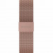 SwitchEasy Mesh Stainless Steel Watch Loop Band - стоманена, неръждаема каишка за Apple Watch 42мм, 44мм, 45мм, Ultra 49мм (розово злато) 3