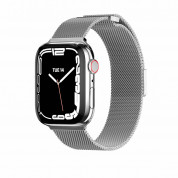 SwitchEasy Mesh Stainless Steel Watch Loop Band for Apple Watch 38mm, 40mm, 41mm (silver)