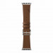 SwitchEasy Classic Genuine Leather Watch Band - кожена каишка от естествена кожа за Apple Watch 42мм, 44мм, 45мм, Ultra 49мм (кафяв) 3
