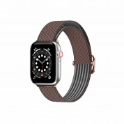 SwitchEasy Wave Elastic Nylon Watch Loop Band for Apple Watch 42mm, 44mm, 45mm, Ultra 49mm (bronze)