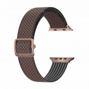 SwitchEasy Wave Elastic Nylon Watch Loop Band - текстилна каишка за Apple Watch 42мм, 44мм, 45мм, Ultra 49мм (бронз) 2