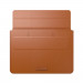 SwitchEasy EasyStand Leather Sleeve - кожен кейс с поставка за MacBook Pro 14, Macbook Pro 13 (2016-2022) и MacBook Air 13 (2018-2022) (кафяв) 3