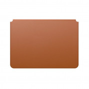 SwitchEasy EasyStand Leather Sleeve - кожен кейс с поставка за MacBook Pro 14, Macbook Pro 13 (2016-2022) и MacBook Air 13 (2018-2022) (кафяв) 1