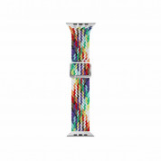 SwitchEasy Candy Braided Nylon Watch Loop Band for Apple Watch 38mm, 40mm, 41mm (rainbow) 4