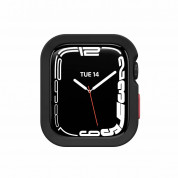 SwitchEasy Colors Case - удароустойчив силиконов (TPU) кейс за Apple Watch 45мм, 44мм (черен) 1