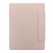 SwitchEasy Origami Case - полиуретанов кейс и поставка за iPad Pro 12.9 M1 (2021), iPad Pro 12.9 (2020), iPad Pro 12.9 (2018) (розов) 1