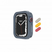 SwitchEasy Colors Case - удароустойчив силиконов (TPU) кейс за Apple Watch 45мм, 44мм (син)