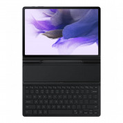 Samsung Book Cover Keyboard EF-DT730 - кейс, клавиатура с тракпад и поставка за Samsung Galaxy Tab S7+, Galaxy Tab S7 FE, Galaxy Tab S8+ (черен)  6