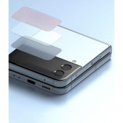 Ringke ID Glass - стъклено защитно покритие за задният дисплей на Samsung Galaxy Z Flip 4 (3 броя)(прозрачен) 2