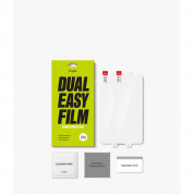 Ringke Dual Easy Film 2x Screen Protector - 2 броя защитно покритие за дисплея на Samsung Galaxy Z Flip 4 (прозрачен) 13