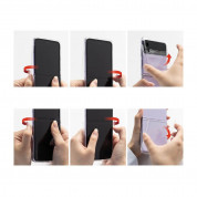 Ringke Slim PC Case - поликарбонатов кейс за Samsung Galaxy Z Flip 4 (черен) 12