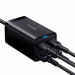 Baseus GaN 3 Pro Charger 65W QC4.0+ (CCGP040-101) - захранване за ел. мрежа за лаптопи, смартфони и таблети с 2xUSB-A и 2xUSB-C изходи с технология за бързо зареждане и USB-C кабел (черен) 3
