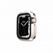 SwitchEasy Odyssey Case - удароустойчив хибриден кейс за Apple Watch 45мм, 44мм (бял)