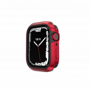 SwitchEasy Odyssey Case - удароустойчив хибриден кейс за Apple Watch 41мм, 40мм (червен)