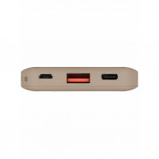 Uniq Fuele Mini Powerbank Quick Charge, PD 18W 8000mAh - преносима външна батерия с USB-C порт, USB-A изход и технология за бързо зареждане (бежов) 2