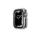SwitchEasy Odyssey Glossy Edition Case - удароустойчив хибриден кейс за Apple Watch 41мм, 40мм (сребрист-лъскав) 1