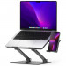 Ringke Outstanding Laptop Stand - сгъваема алуминиева поставка за MacBook и лаптопи от 11 до 17 инча (тъмносив) 1