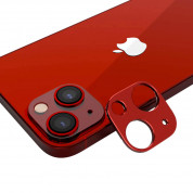 SwitchEasy LenShield Aluminum Camera Lens Protector - предпазна метална плочка за камерата на iPhone 13 mini, iPhone 13 (червен) 1