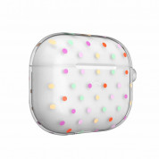 SwitchEasy AirPods 3 Artist Color Dots Case - удароустойчив силиконов (TPU) калъф за Apple AirPods 3 (прозрачен) 2
