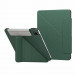 SwitchEasy Origami Case - полиуретанов кейс и поставка за iPad Pro 11 M1 (2021), iPad Pro 11 (2020), iPad Pro 11 (2018), iPad Air 5 (2022), iPad Air 4 (2020) (тъмнозелен) 1