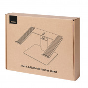 Baseus Metal Adjustable Laptop Stand - регулируема алуминиева поставка за MacBook и лаптопи от 11 до 17 инча (сребрист) 14