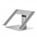 Baseus Metal Adjustable Laptop Stand - регулируема алуминиева поставка за MacBook и лаптопи от 11 до 17 инча (сребрист) 3