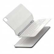 Baseus Brilliance Wireless Touchpad Keyboard Case (ARJK000202) - полиуретанов калъф, клавиатура, тракпад и поставка за iPad Pro 11 M1 (2021), iPad Pro 11 (2020), iPad Pro 11 (2018), iPad Air 5 (2022), iPad Air 4 (2020) (бял) 3