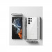 Ringke Air Glitter Case - силиконов (TPU) калъф за Samsung Galaxy S22 Ultra (прозрачен) 6