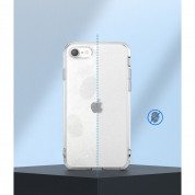 Ringke Fusion Edge Case - хибриден удароустойчив кейс за iPhone SE (2022), iPhone SE (2020), iPhone 8, iPhone 7 (прозрачен-мат) 7
