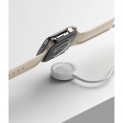Ringke 2x Slim Watch Case - комплект от два броя качествен твърд кейс за Apple Watch 7 45мм (прозрачен и тъмносив) (2 броя) 2