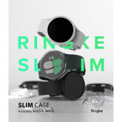 Ringke 2x Slim Watch Case - комплект от два броя качествен твърд кейс за Samsung Galaxy Watch 4 Classic 44 мм (прозрачен и черен) (2 броя) 4