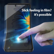 Whitestone Premium Gen Film Protective Film Set - комплект защитни покрития за вътрешния и външен дисплей на Samsung Galaxy Z Flip 4 (прозрачен) 5