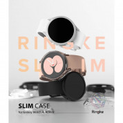 Ringke 2x Slim Watch Case - комплект от два броя качествен твърд кейс за Samsung Galaxy Watch 4 Classic 40 мм (прозрачен и черен) (2 броя) 4