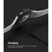 Ringke Bezel Styling + Ringke Air Sports 40-02 - рамка с висока степен на защита и силиконов (TPU) кейс за Samsung Galaxy Watch 4 40мм (черен)  3