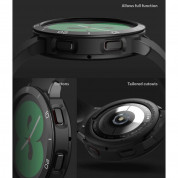 Ringke Bezel Styling + Ringke Air Sports 40-02 - рамка с висока степен на защита и силиконов (TPU) кейс за Samsung Galaxy Watch 4 40мм (черен)  5