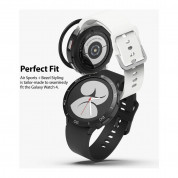 Ringke Bezel Styling + Ringke Air Sports 40-02 - рамка с висока степен на защита и силиконов (TPU) кейс за Samsung Galaxy Watch 4 40мм (черен)  2