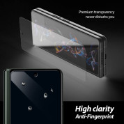 Whitestone Ez Tempered Glass Protection Set - комплект калено стъклено защитно покритие за Samsung Galaxy Z Fold 4 (прозрачен) (2 броя) 3