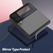 Whitestone Ez Tempered Glass Protection Set - комплект калено стъклено защитно покритие за Samsung Galaxy Z Flip 4 (прозрачен) (2 броя) 3