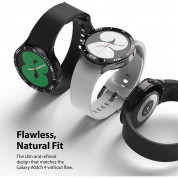 Ringke Bezel Styling Stainless Steel 40-01 - рамка от неръждаема стомана с висока степен на защита за Samsung Galaxy Watch 5, Galaxy Watch 4 44мм (сребрист) 2