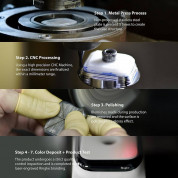 Ringke Bezel Styling Stainless Steel 40-01 - рамка от неръждаема стомана с висока степен на защита за Samsung Galaxy Watch 5, Galaxy Watch 4 44мм (сребрист) 6