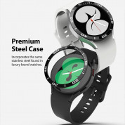 Ringke Bezel Styling Stainless Steel 40-02 - рамка от неръждаема стомана с висока степен на защита за Samsung Galaxy Watch 5, Galaxy Watch 4 40мм (черен) 1