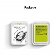 Ringke Bezel Styling Stainless Steel 40-02 - рамка от неръждаема стомана с висока степен на защита за Samsung Galaxy Watch 5, Galaxy Watch 4 40мм (черен) 9