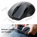 TeckNet BM307 Bluetooth Mouse - ергономична безжична мишка с блутут (за PC) (сив) 5