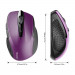 TeckNet BM307 Bluetooth Mouse - ергономична безжична мишка с блутут (за PC) (лилав) 5