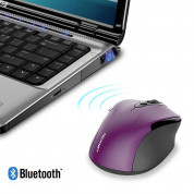 TeckNet BM307 Bluetooth Mouse - ергономична безжична мишка с блутут (за PC) (лилав) 3