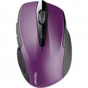 TeckNet BM307 Bluetooth Mouse - ергономична безжична мишка с блутут (за PC) (лилав)